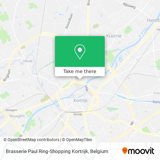 Brasserie Paul Ring-Shopping Kortrijk plan