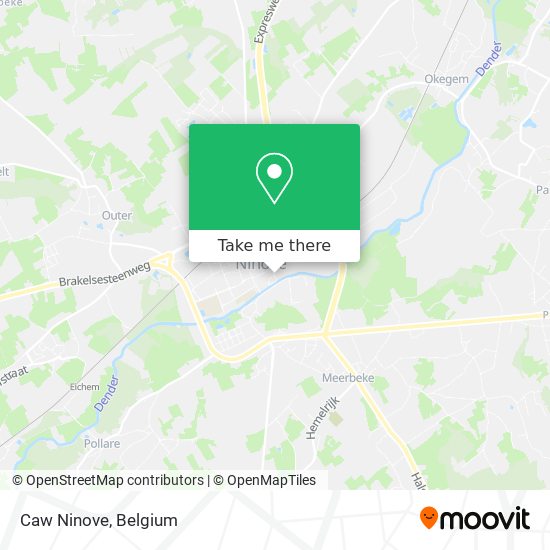 Caw Ninove map