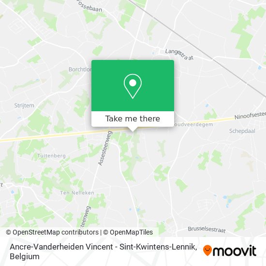 Ancre-Vanderheiden Vincent - Sint-Kwintens-Lennik map