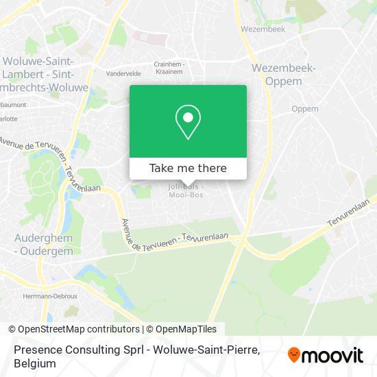 Presence Consulting Sprl - Woluwe-Saint-Pierre map