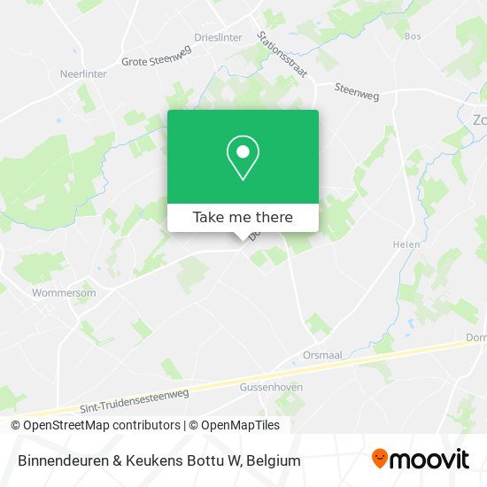 Binnendeuren & Keukens Bottu W map