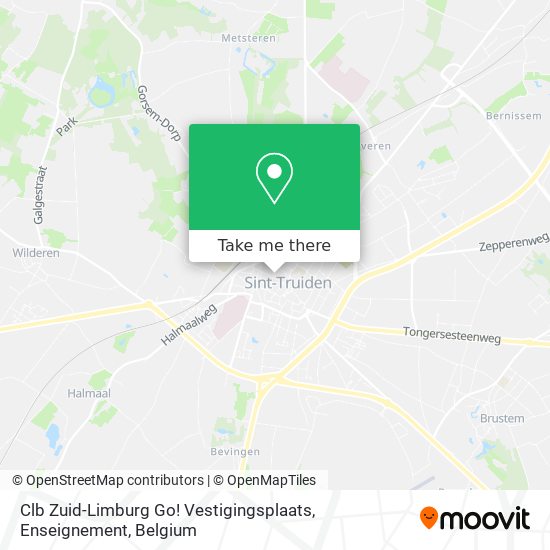 Clb Zuid-Limburg Go! Vestigingsplaats, Enseignement map