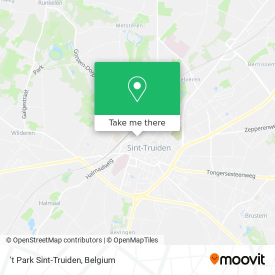 't Park Sint-Truiden map