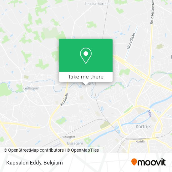 Kapsalon Eddy map