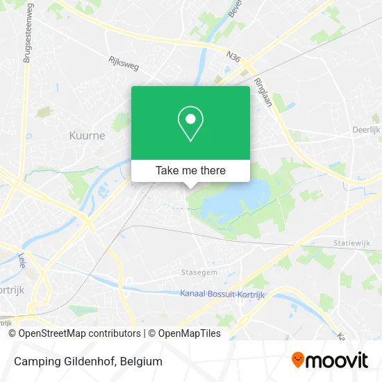Camping Gildenhof map