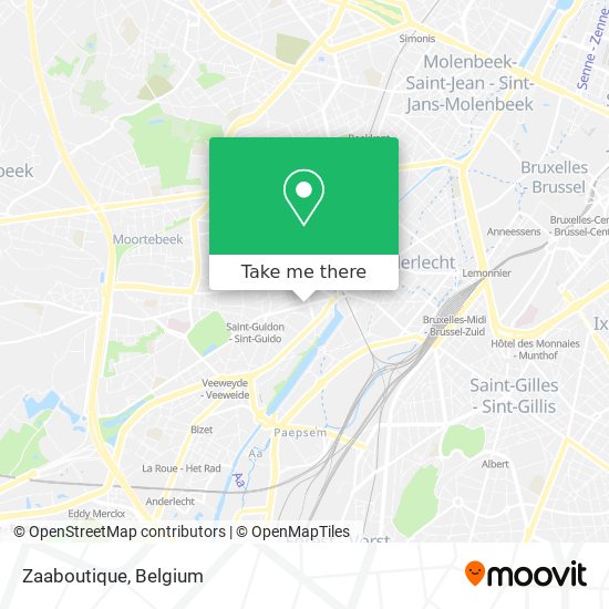 Zaaboutique map