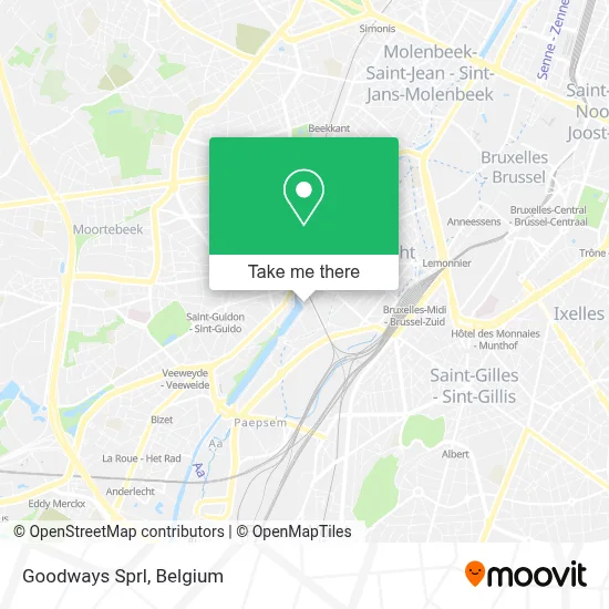 Goodways Sprl map