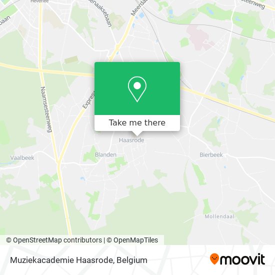 Muziekacademie Haasrode plan