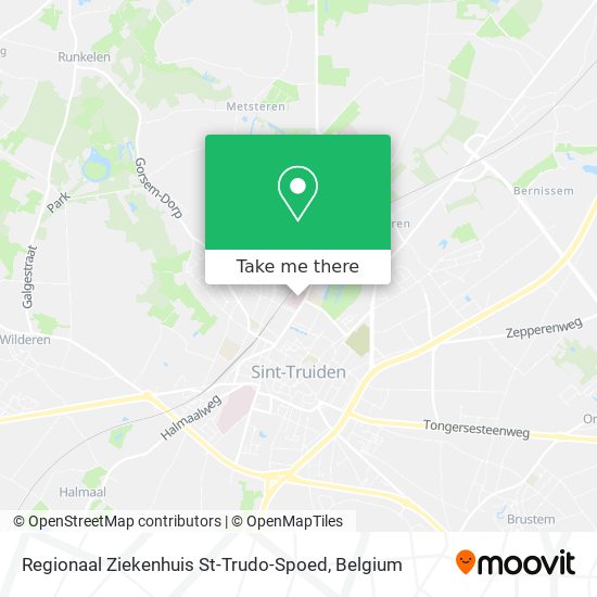 Regionaal Ziekenhuis St-Trudo-Spoed plan