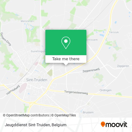 Jeugddienst Sint-Truiden map
