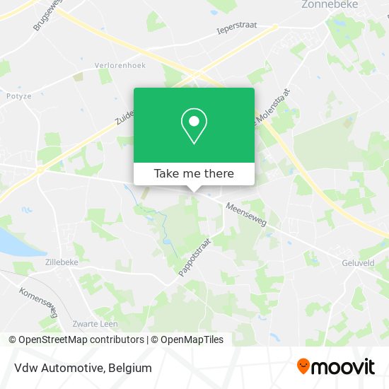 Vdw Automotive map