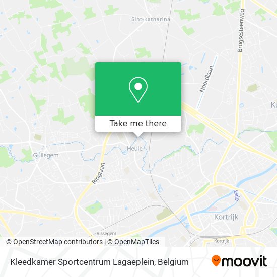 Kleedkamer Sportcentrum Lagaeplein map