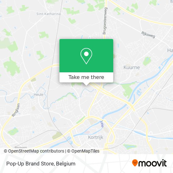 Pop-Up Brand Store map