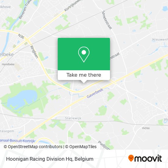Hoonigan Racing Division Hq map