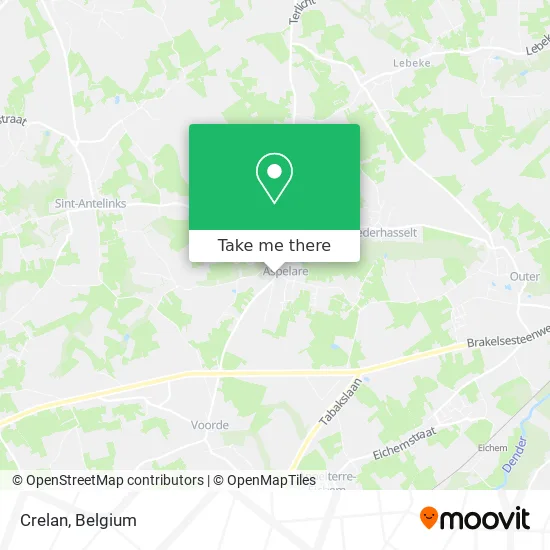 Crelan map