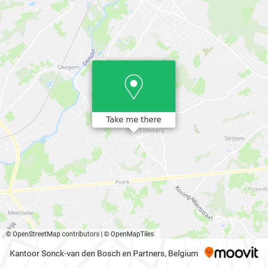 Kantoor Sonck-van den Bosch en Partners map