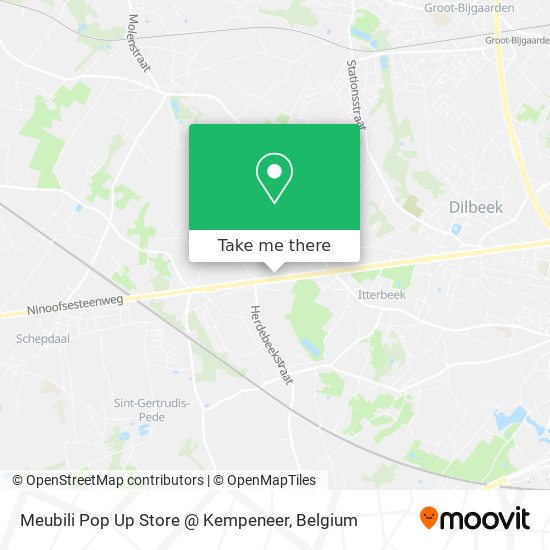 Meubili Pop Up Store @ Kempeneer plan
