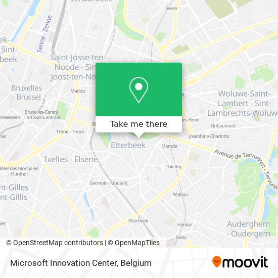 Microsoft Innovation Center map