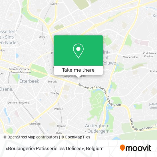 «Boulangerie / Patisserie les Delices» plan