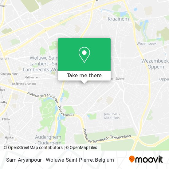 Sam Aryanpour - Woluwe-Saint-Pierre map