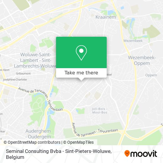 Seminal Consulting Bvba - Sint-Pieters-Woluwe map