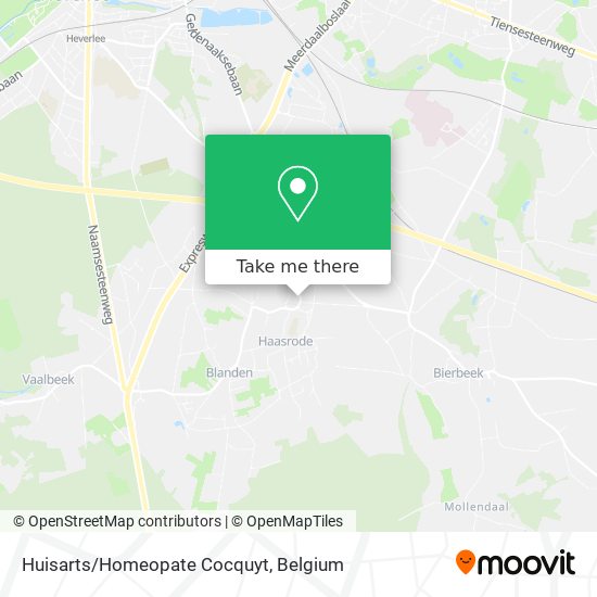 Huisarts/Homeopate Cocquyt map