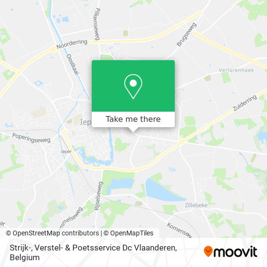 Strijk-, Verstel- & Poetsservice Dc Vlaanderen plan