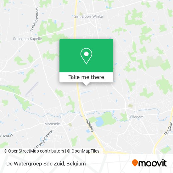 De Watergroep Sdc Zuid map