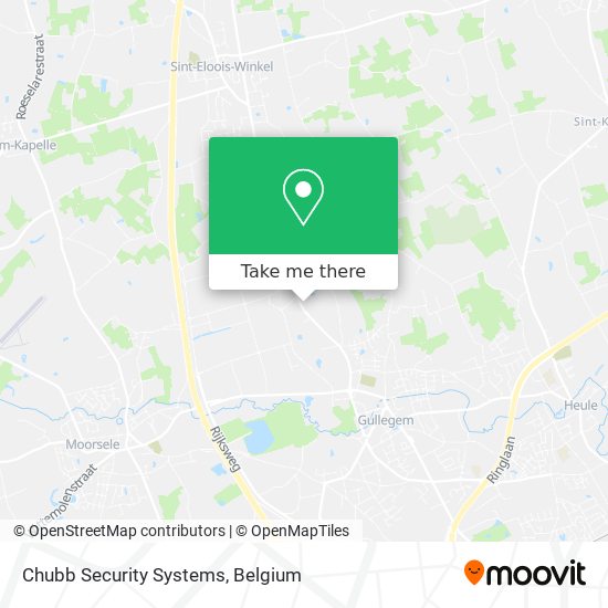 Chubb Security Systems map