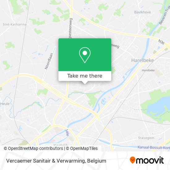 Vercaemer Sanitair & Verwarming map