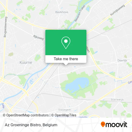 Az Groeninge Bistro map