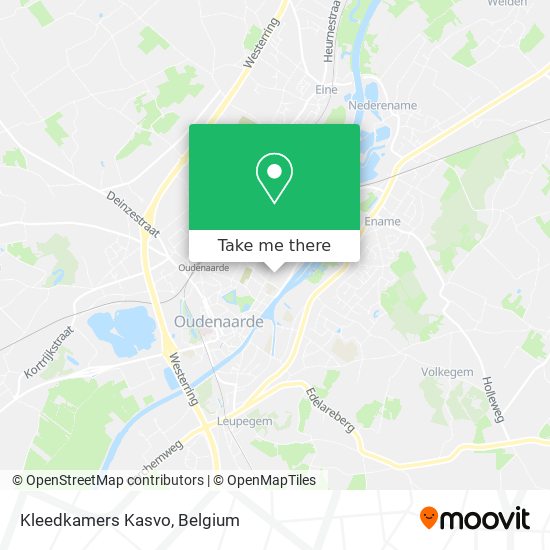 Kleedkamers Kasvo map