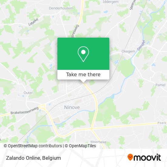 Zalando Online map