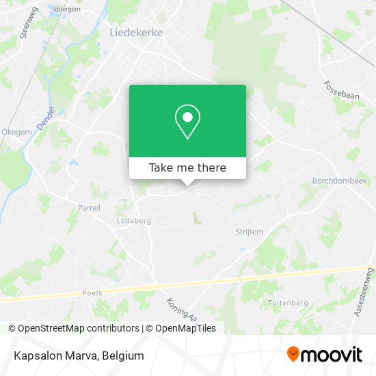 Kapsalon Marva map