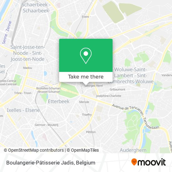 Boulangerie-Pâtisserie Jadis map