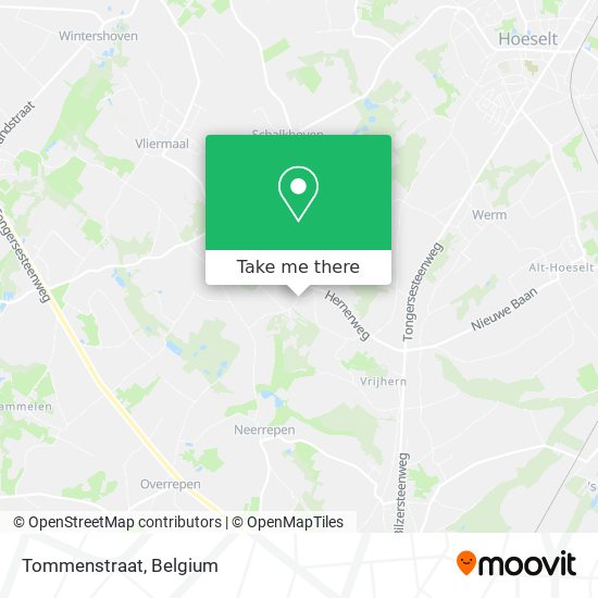 Tommenstraat map