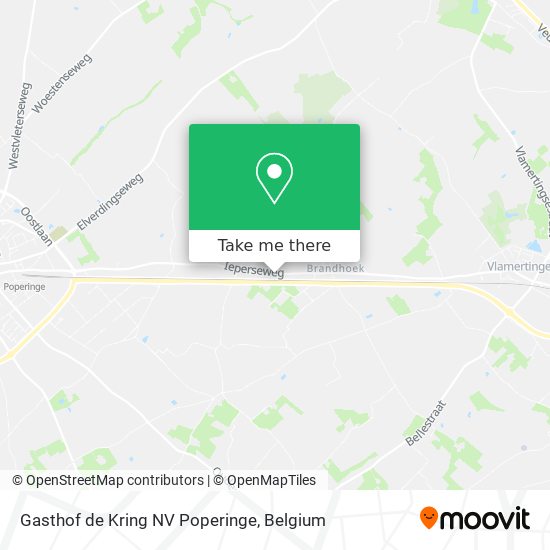 Gasthof de Kring NV Poperinge map