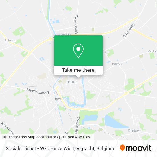 Sociale Dienst - Wzc Huize Wieltjesgracht map