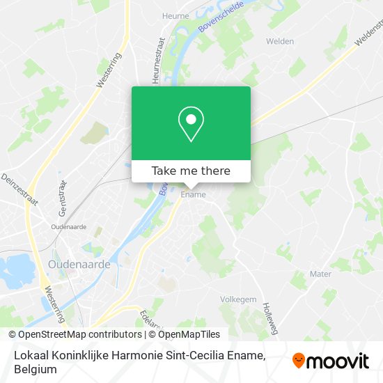 Lokaal Koninklijke Harmonie Sint-Cecilia Ename map