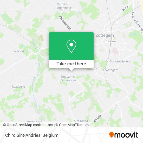 Chiro Sint-Andries map