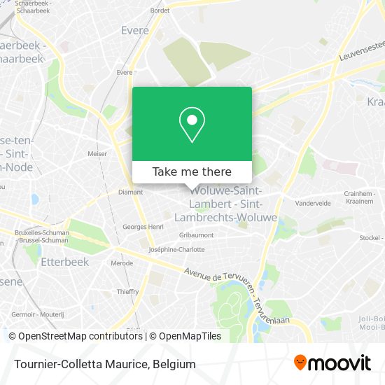 Tournier-Colletta Maurice map