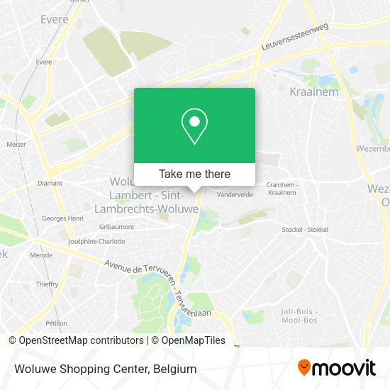 Woluwe Shopping Center map