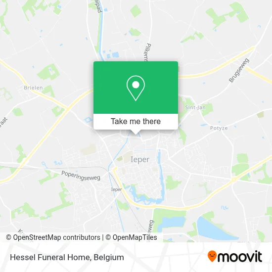 Hessel Funeral Home map