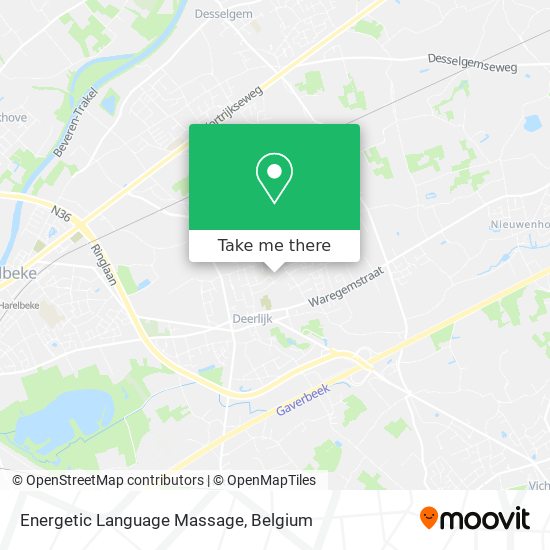 Energetic Language Massage map