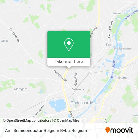 Ami Semiconductor Belgium Bvba map