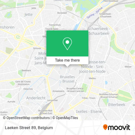 Laeken Street 89 map