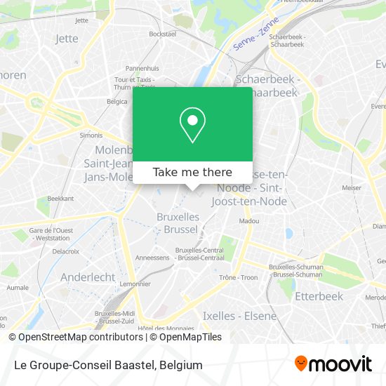 Le Groupe-Conseil Baastel map