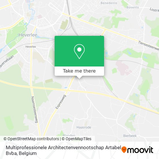 Multiprofessionele Architectenvennootschap Artabel Bvba map