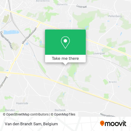 Van den Brandt Sam map