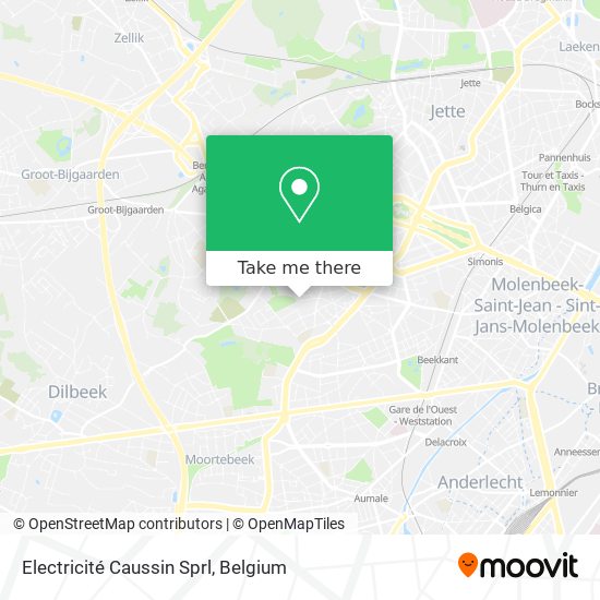 Electricité Caussin Sprl plan